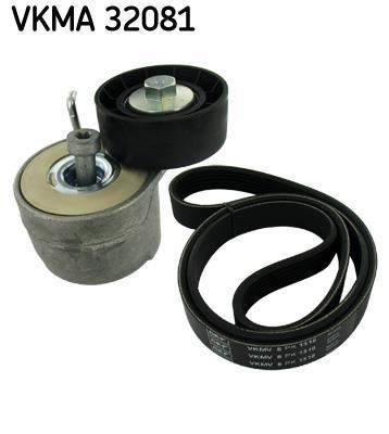 Kit de courroie d'accessoire (Courroie d’alternateur) SKF VKMA 32081